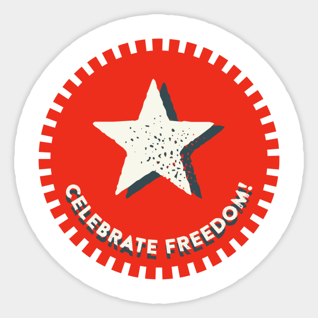 celebrate freedom Sticker by Trio Store